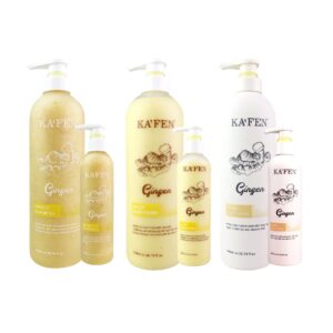 Kafen Ginger Shampoo / Treatment / Body Wash 760ml Free 250ml 卡氛 生姜韧发头皮洗发精 / 护发素 / 美肌沐浴乳 760ml 送 250ml